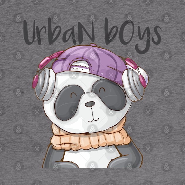 Panda Urban Boys by Mako Design 